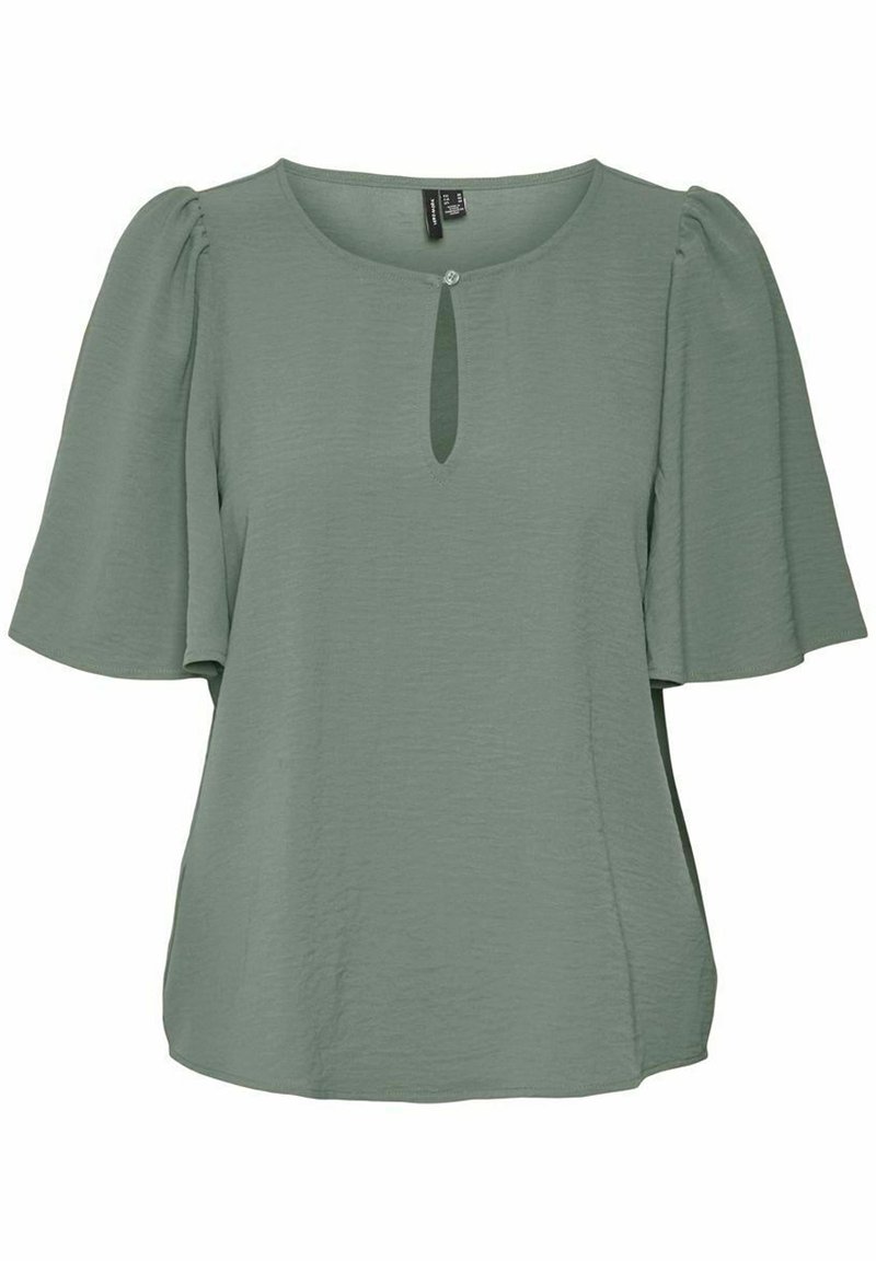 Vero Moda Blouse groen gemêleerd Vero Moda Blouse groen gemêleerd