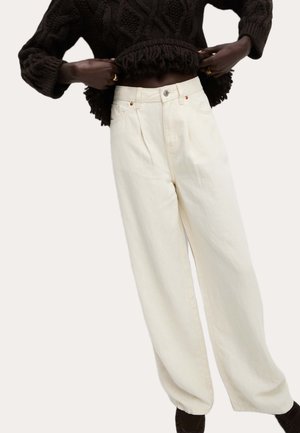 WIDE  - Jean boyfriend - ecru