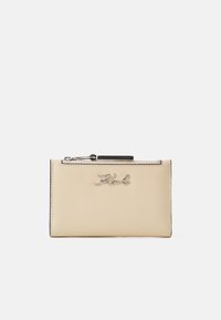 KARL LAGERFELD SIGNATURE BIFOLD  - Peňaženka - beige