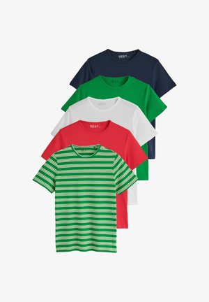 Next, Tričko s potlačou - navy blue red white green yellow