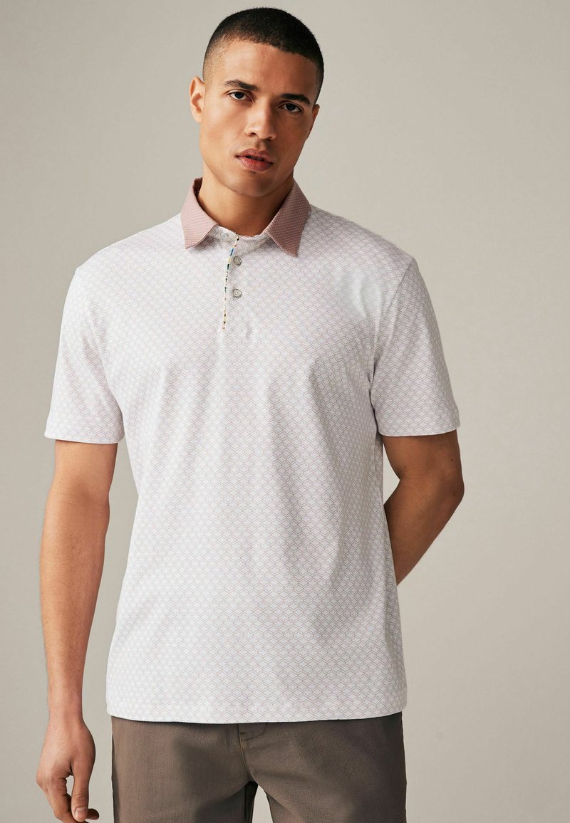 Next SMART COLLAR - Poloshirt - pink geo print
