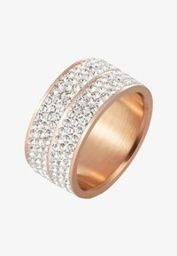 Sélectionné, couleur or rose / cristal