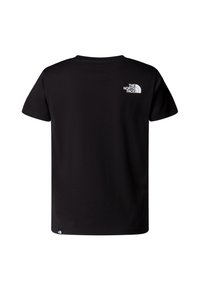 The North Face TEEN EASY TEE UNISEX - Nyomott mintás póló - black