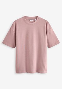Next HEAVYWEIGHT 3 PACK - Basic póló - navy blue pink ecru