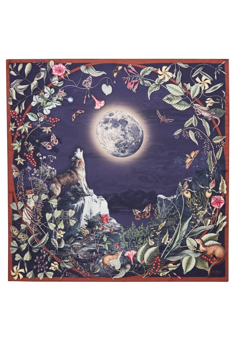 FABLE ENGLAND WOLF GARDEN NARRATIVE LARGE SQUARE - Kaelarätt - multi ...