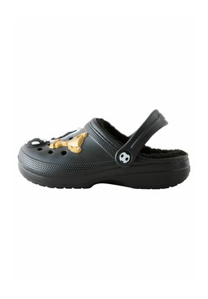 REGULAR FIT - Natikače za bazen - black football print