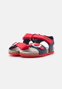Geox GHITA BOY - Sandálias - navy/red