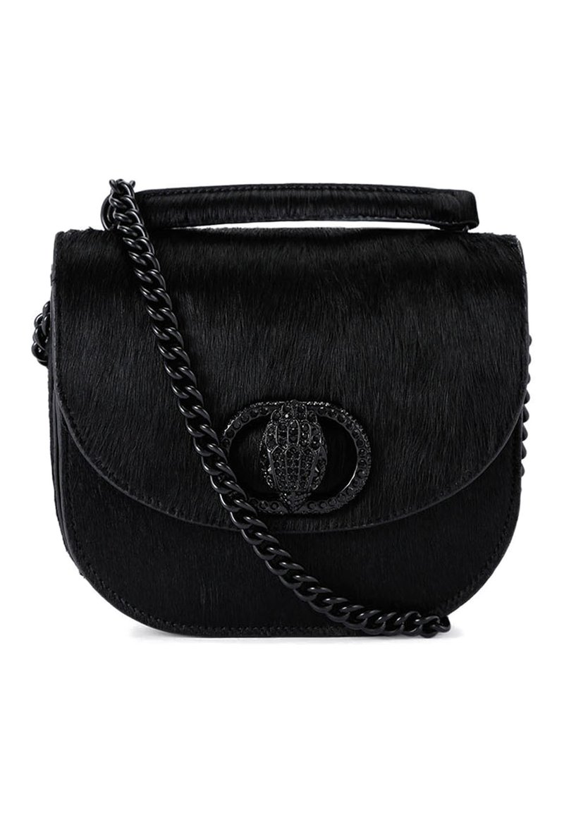 Kurt Geiger London CHELSEA SADDLE  - Sac bandoulière - black