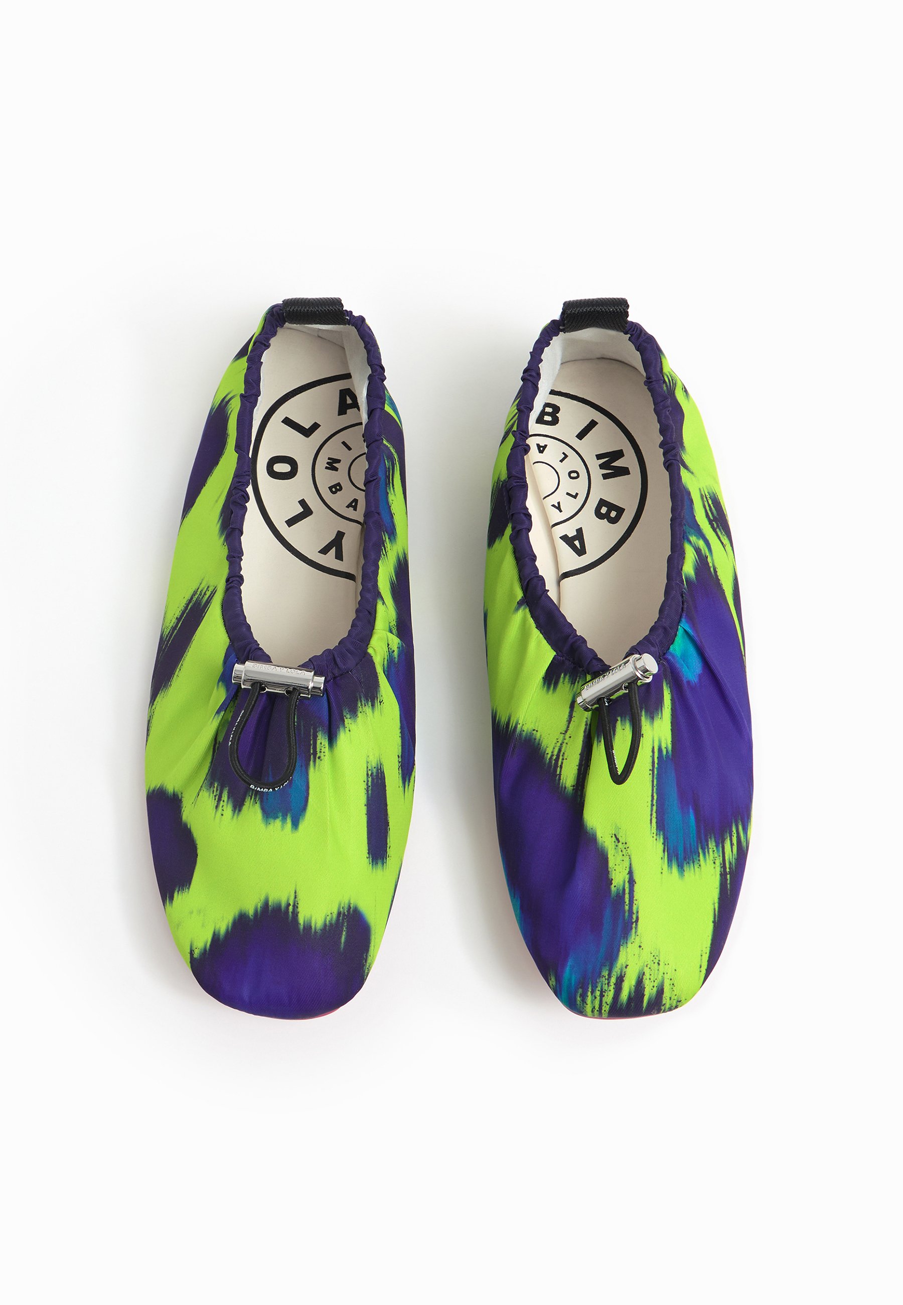 Bimba Y Lola BALLERINA - Ballerine - animal watercolor blue lime/blu -  Zalando.it