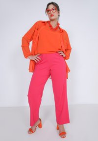 Jean Marc Philippe TAILLEUR DROIT UNI - Broek - fushia