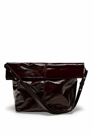 Schoudertas - mottled dark red