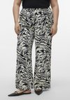 VMCILONA WIDE PANTS - Trousers - birch/black