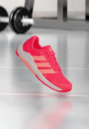 adidas Performance, DROPSET BASE TRAINING SHOES - Тренировъчна обувка - solar turbo/frozen turbo/white