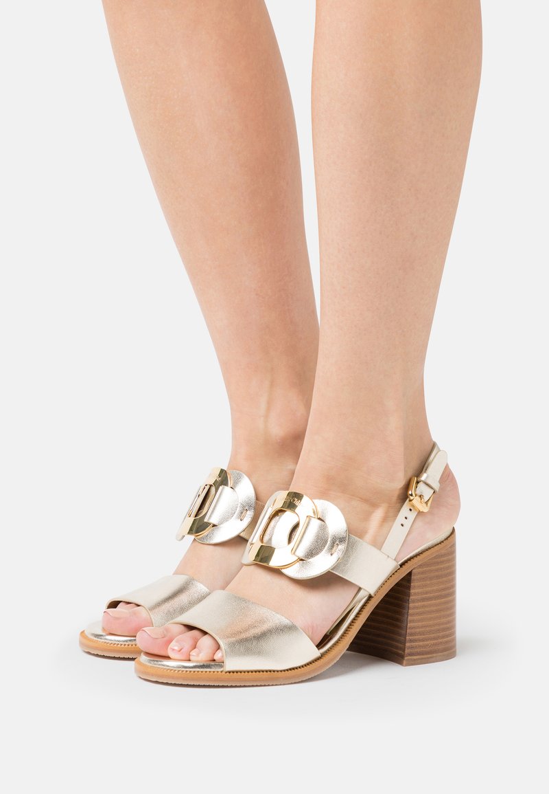 See by Chloé CHANY High heeled sandals light gold/goldcoloured