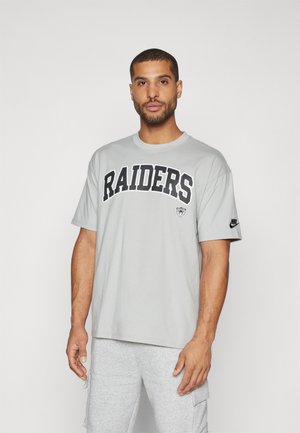 NFL LAS VEGAS RAIDERS LOOSE FIT HEAVYWEIGHT TEE - Article de supporter d'équipe de club - medium silver
