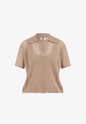 WE Fashion, WE STUDIO - Polokošeľa - greige