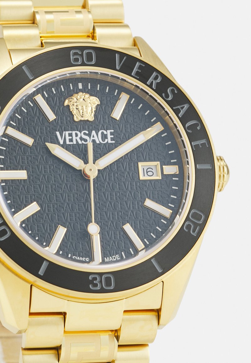 Versace V_DOME - Uhr - black/gold-coloured