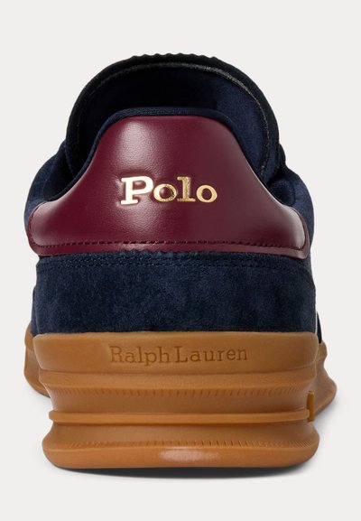 Polo Ralph Lauren HERITAGE COURT II LEATHER SNEAKER UNISEX - Sneakers low - navy/wine/forest