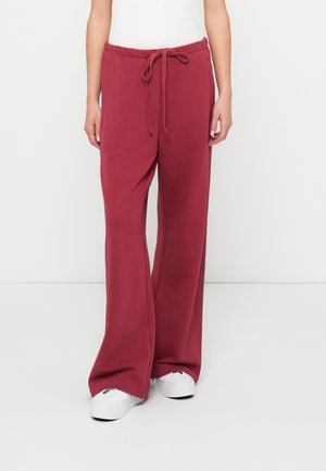 Replay PANTS LOGO - Calças de fato de treino - wine red