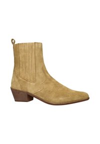 Nelson TARTOR - Bottines de cowboy / motard - beige