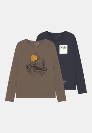 NKMVUX 2 PACK - Langarmshirt - dark sapphire