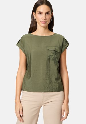 zero MIT KLAPPENTASCHE - Basic T-shirt - deep depths
