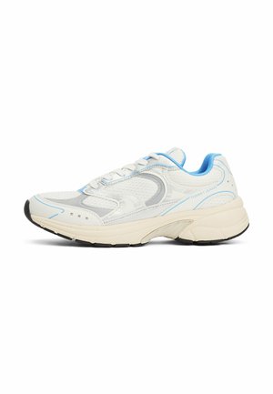 MIXED TEXTURE ARCHIVE RUNNER  - Trainers - ecru copenhagen blue