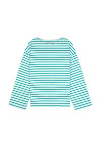Scalpers STRIPES LABEL - Longsleeve - turquoise stripes