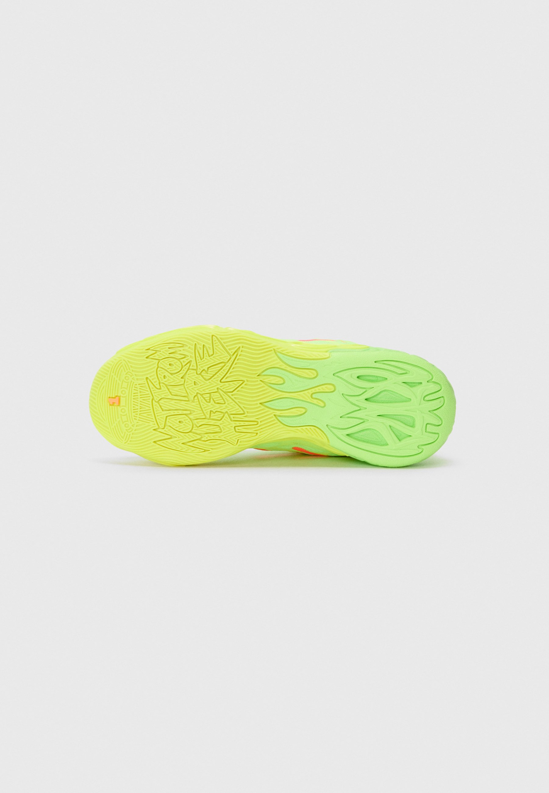 Puma MELO MB.04 GEM - Ghete baschet - yellow alert/green glare