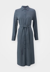 DIAMOND MONOTYPE DRESS - Shirt dress - blue