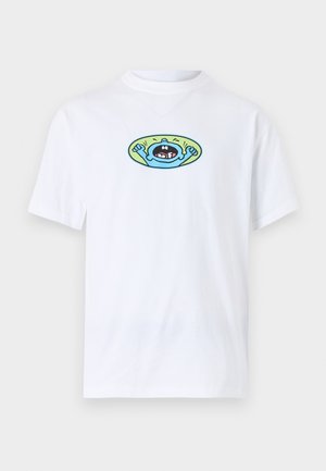 HUF CRY BABY TEE UNISEX - Trükipildiga T-särk - white