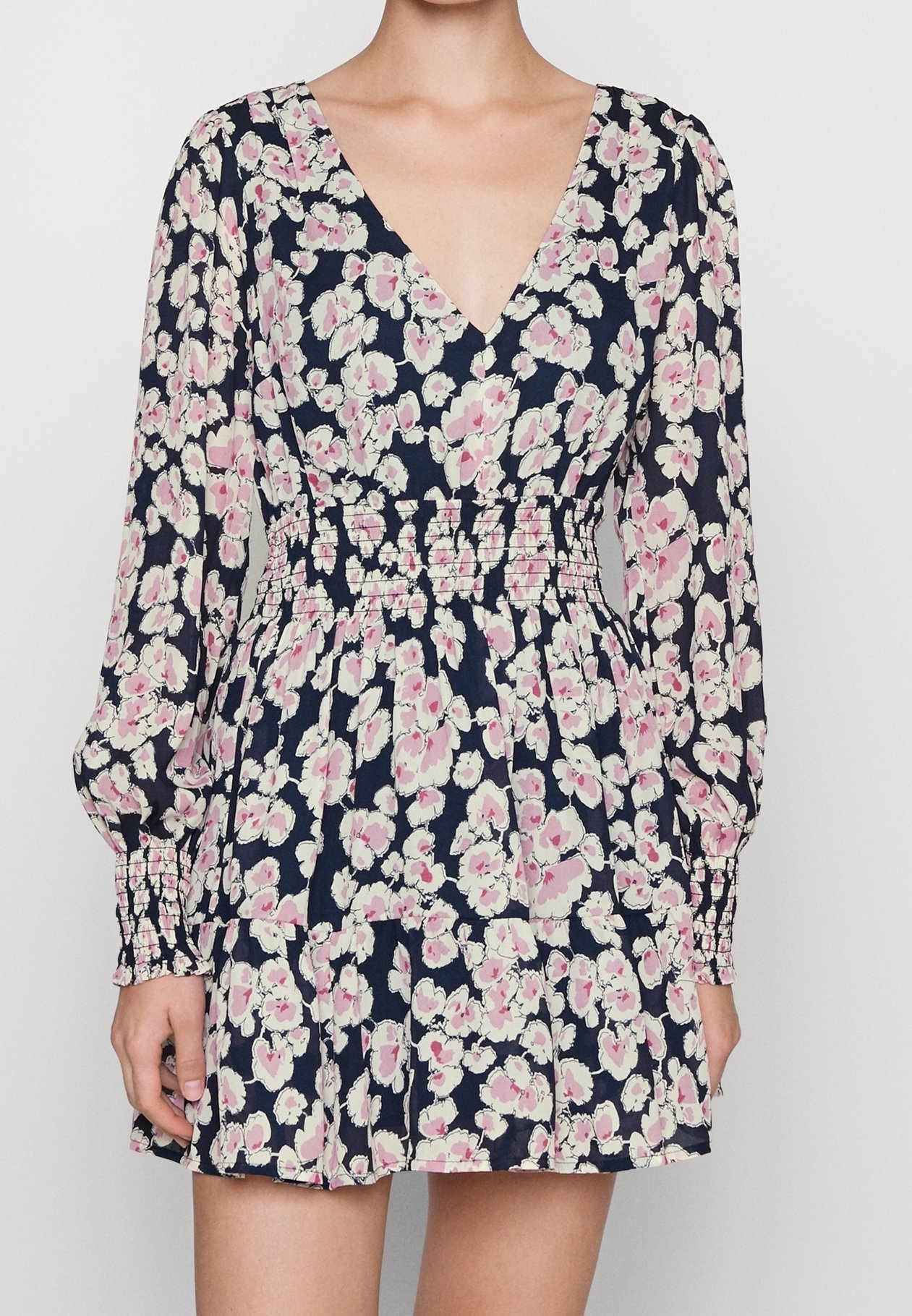 Abercrombie Fitch Vestido de cóctel dark blue/azul marino