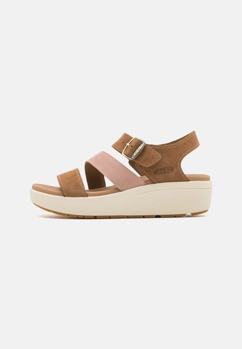 Keen ELLECITY BACKSTRAP Walking sandals brown/taupe/beige Zalando