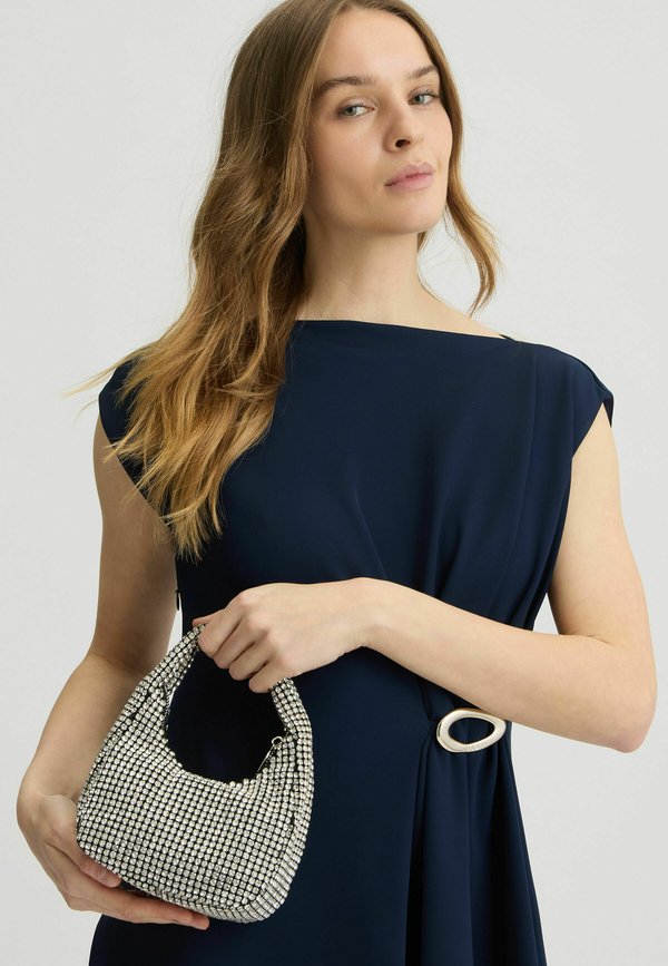 MIT STRASS - Handtasche - silver