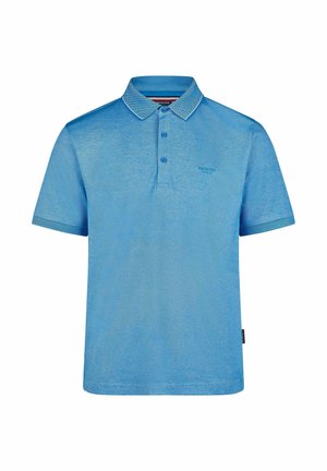 Poloshirt - hellblau meliert