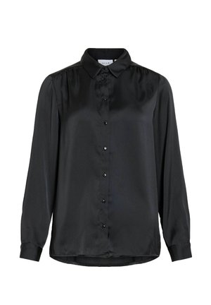 VILA, SHIRT VISOFIE LONG SLEEVED - Chemisier - black