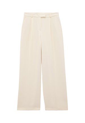 Koton, HIGH RISE PALAZZO TROUSERS . - Broek - off-white
