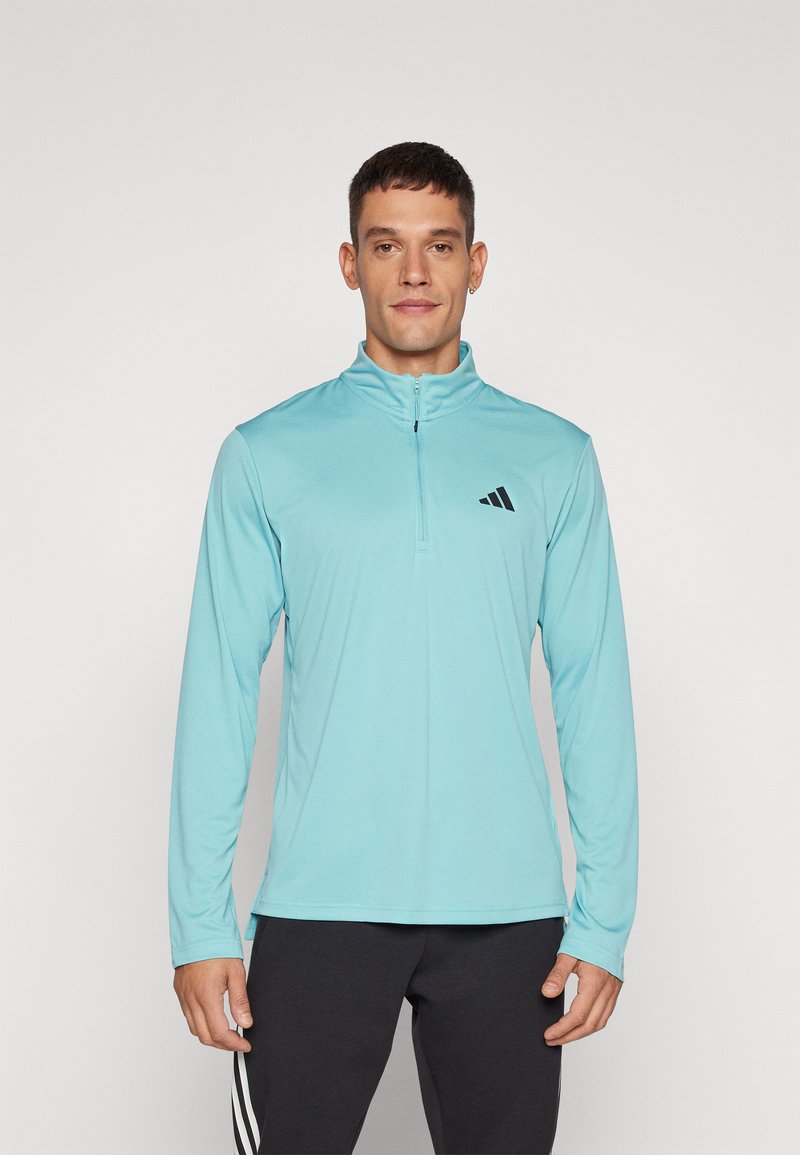 adidas Performance ESSENTIALS LONG SLEEVE - Top dugih rukava - mint ton