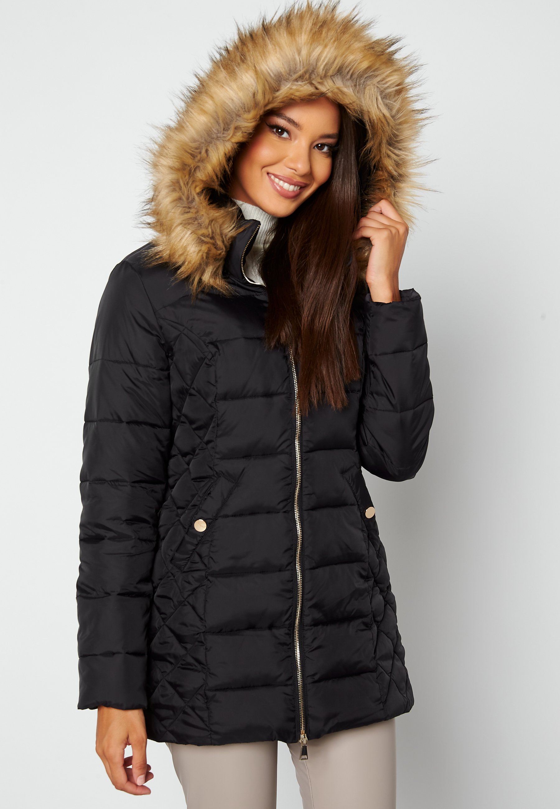 cervina down jacket black