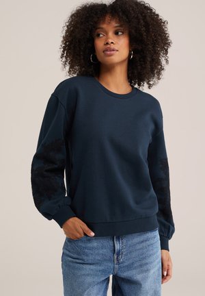 WE Fashion, Sweatshirt - dark blue