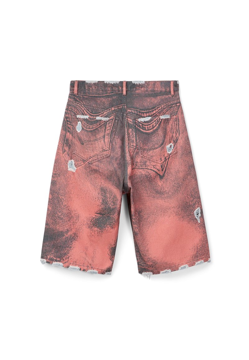 CAMPERLAB Denim shorts - orange schwarz/orange - Zalando.co.uk
