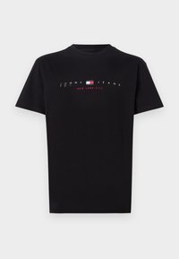 FLAG LINEAR TEE  - T-shirts med print - black