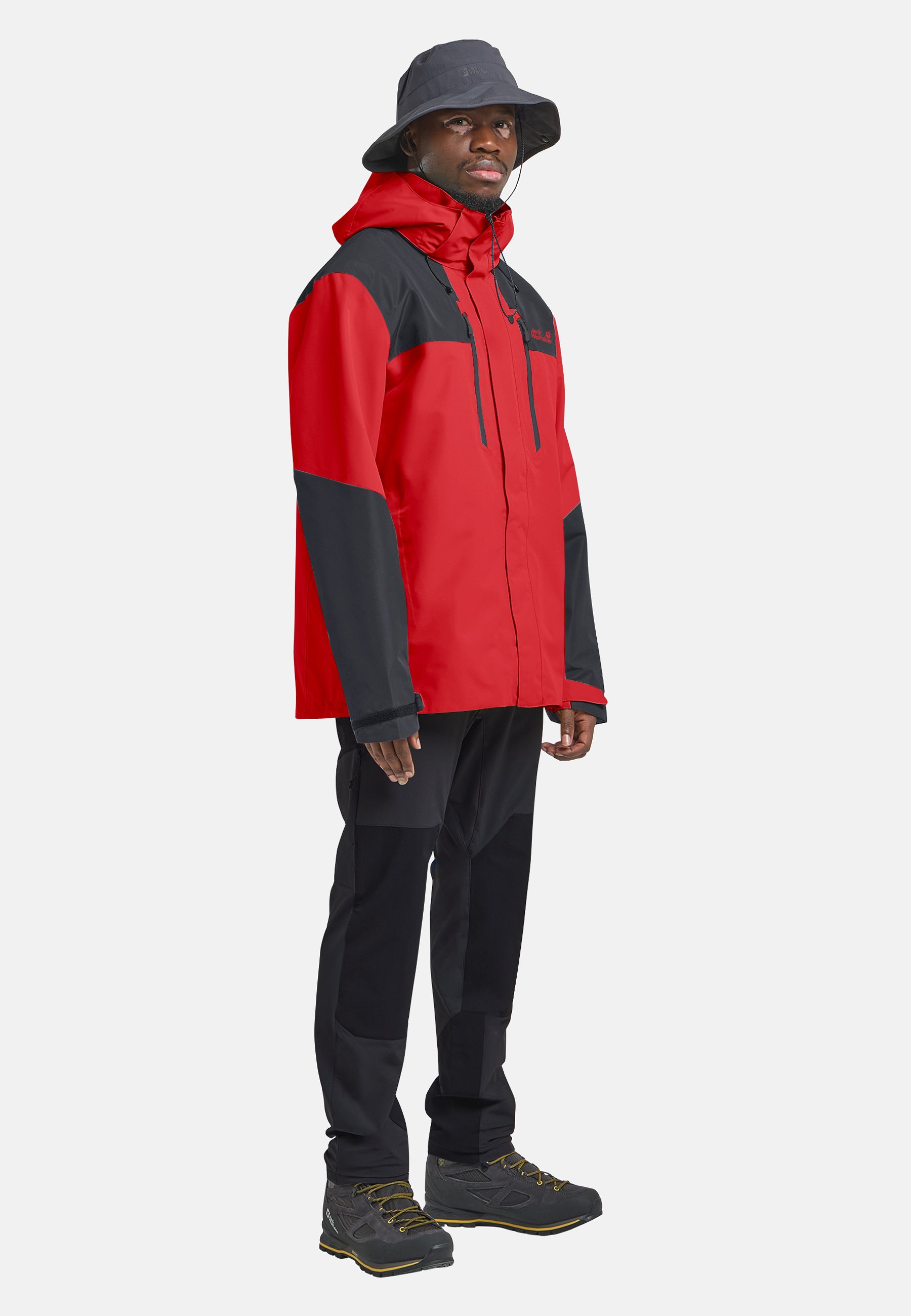 Jack Wolfskin JASPER 2L JKT M - Waterproof jacket - siren red/red