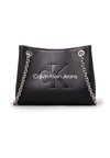 SCULPTED SHOULDER BAG MONO - Ručna torba - fashion black