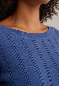 WE Fashion Stickad tröja - light blue