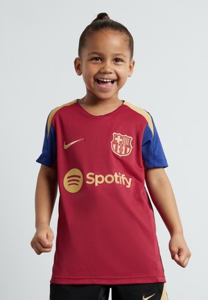 FC BARCELONA STRIKE SS - Camiseta estampada - noble red deep royal blue club gold