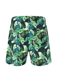 Cruz TOBY - Short de bain - print green leaf