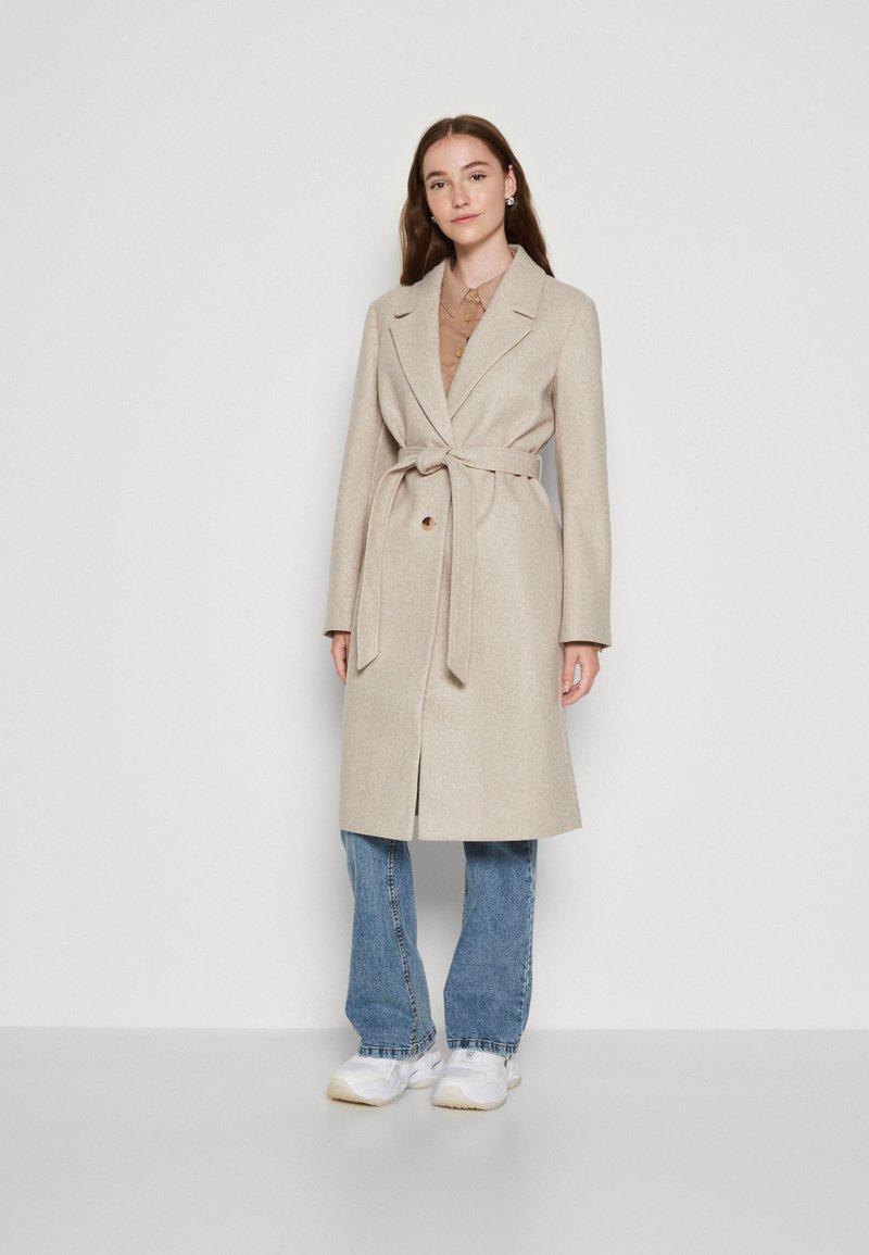 Pieces PCNASHA COAT - Manteau classique - white pepper