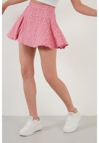 LELA ELASTIC WAIST - Minigonna - fuchsia
