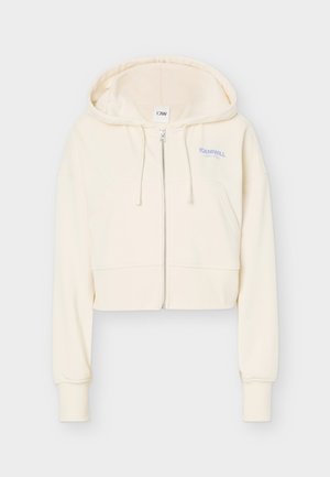 ICANIWILL, EVERYDAY CROPPED HOODIE - Cipzáras pulóver - light dusty beige
